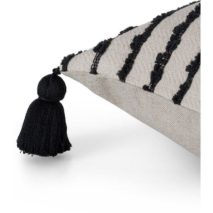 home-textiles/cushions-cushion-covers/coincasa-striped-jacquard-cushion-with-tassel-35x55cm