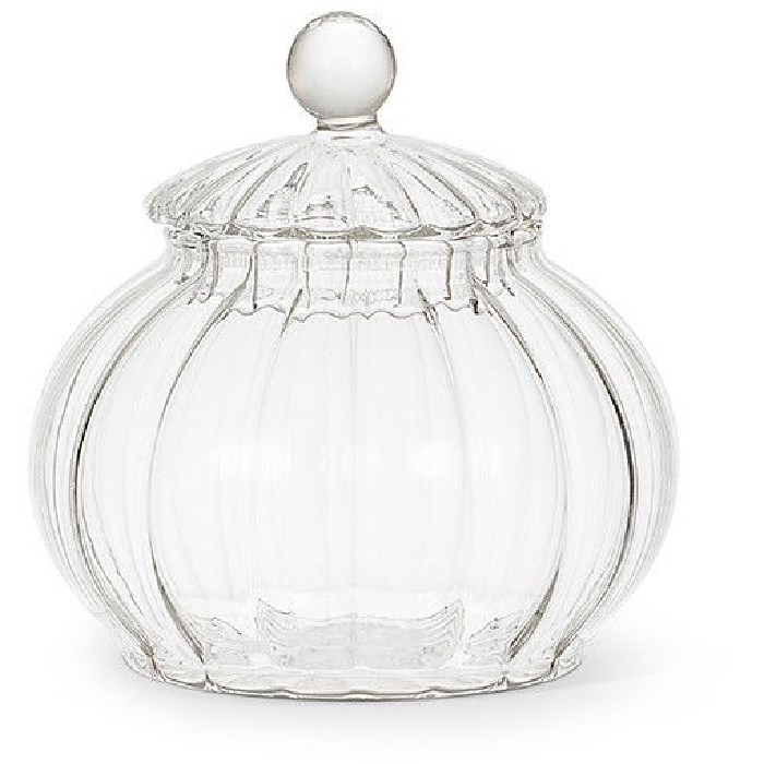 kitchenware/tea-coffee-accessories/coincasa-glass-sugar-bowl-with-optical-effect