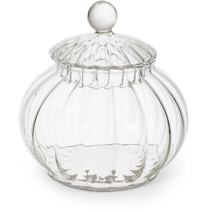 kitchenware/tea-coffee-accessories/coincasa-glass-sugar-bowl-with-optical-effect