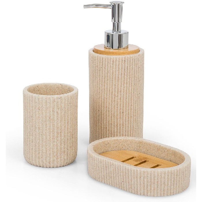 bathrooms/sink-accessories/coincasa-striped-polyresin-soap-dispenser-7357085