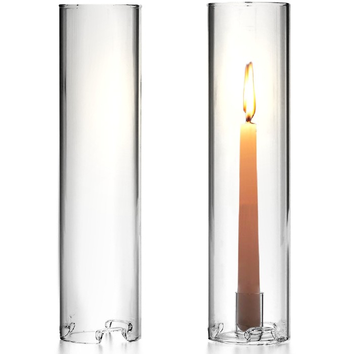home-decor/candle-holders-lanterns/coincasa-transparent-glass-candle-windshield