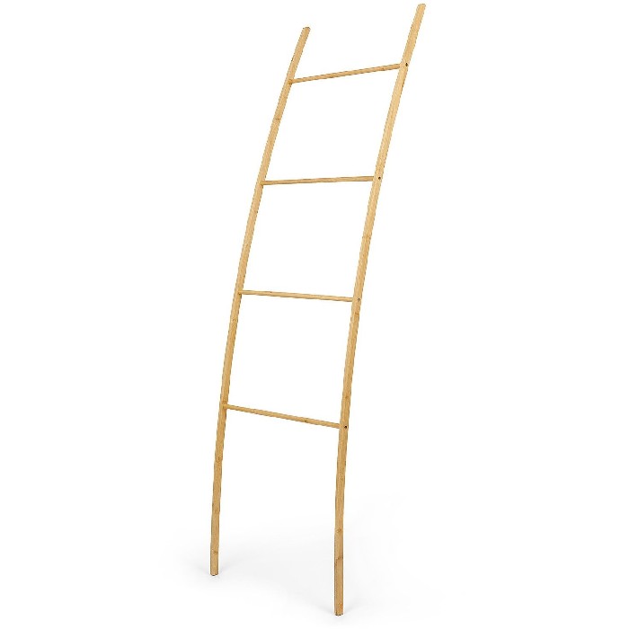 bathrooms/towel-rails-hooks/promo-coincasa-decorative-ladder-in-bamboo