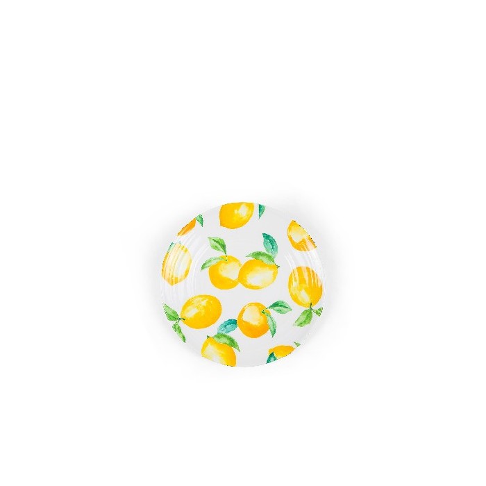 tableware/plates-bowls/coincasa-melamine-fruit-plate-with-lemon-motif