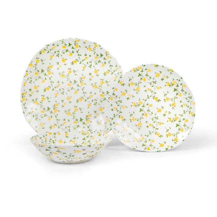 tableware/plates-bowls/coincasa-porcelain-soup-plate-with-flower-motif-7368895