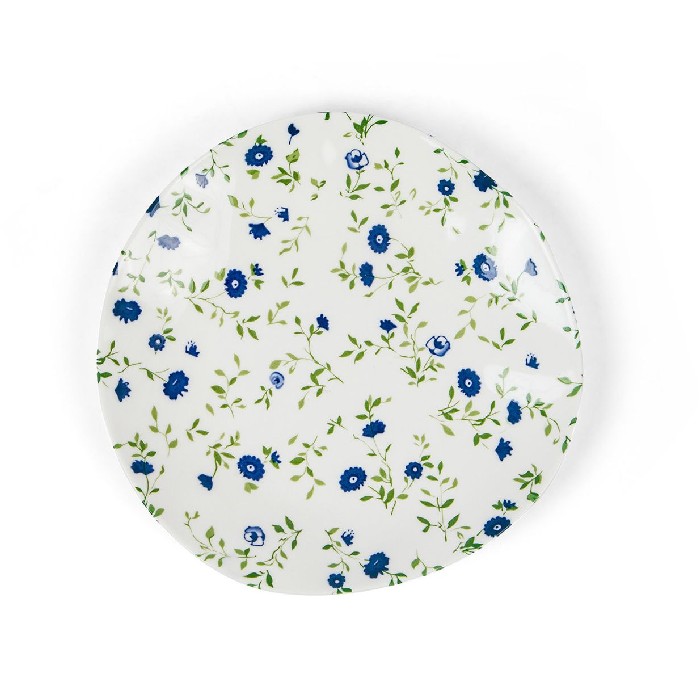 tableware/plates-bowls/coincasa-porcelain-fruit-plate-with-flower-motif-7368898