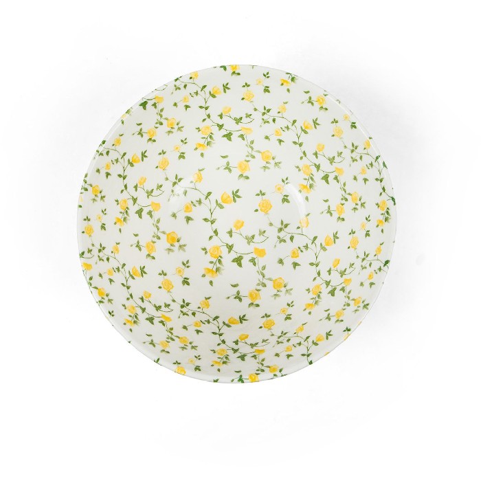 tableware/plates-bowls/coincasa-porcelain-salad-bowl-with-flower-motif
