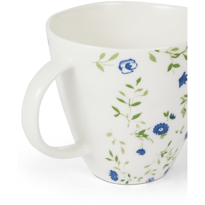 tableware/mugs-cups/coincasa-porcelain-mug-with-flower-motif