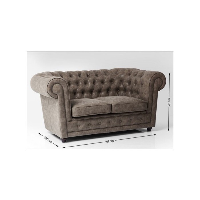 sofas/synthetic-leather/kare-sofa-oxford-2-seater-vintage-eco