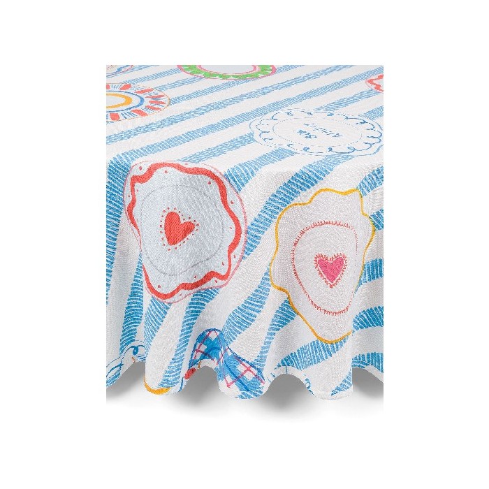 home-textiles/table-cloths-runners/coincasa-round-panama-cotton-tablecloth-with-plate-print-7394102