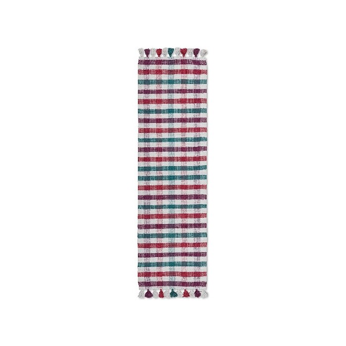 home-textiles/kitchen-textiles/coincasa-yarn-dyed-cotton-kitchen-rug-with-check-pattern-7394973