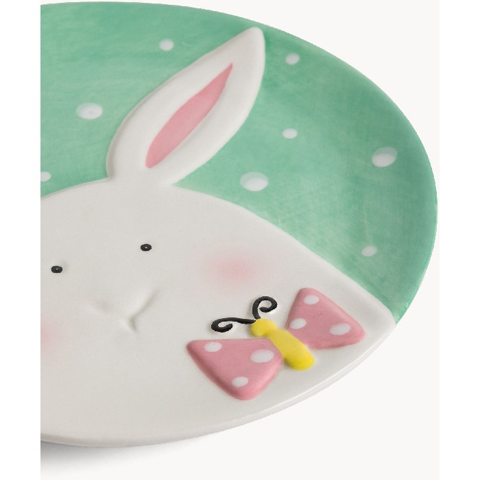 tableware/plates-bowls/coincasa-rabbit-decoration-ceramic-saucer