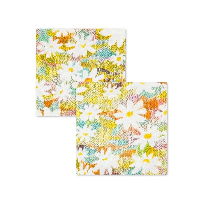 tableware/miscellaneous-tableware/coincasa-set-of-2-daisy-print-cotton-panama-napkins