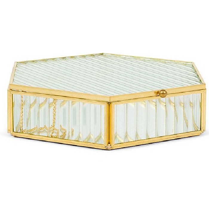 home-decor/jewellery-boxes/coincasa-glass-and-mirror-jewellery-box-with-golden-metal-profiles-7406834