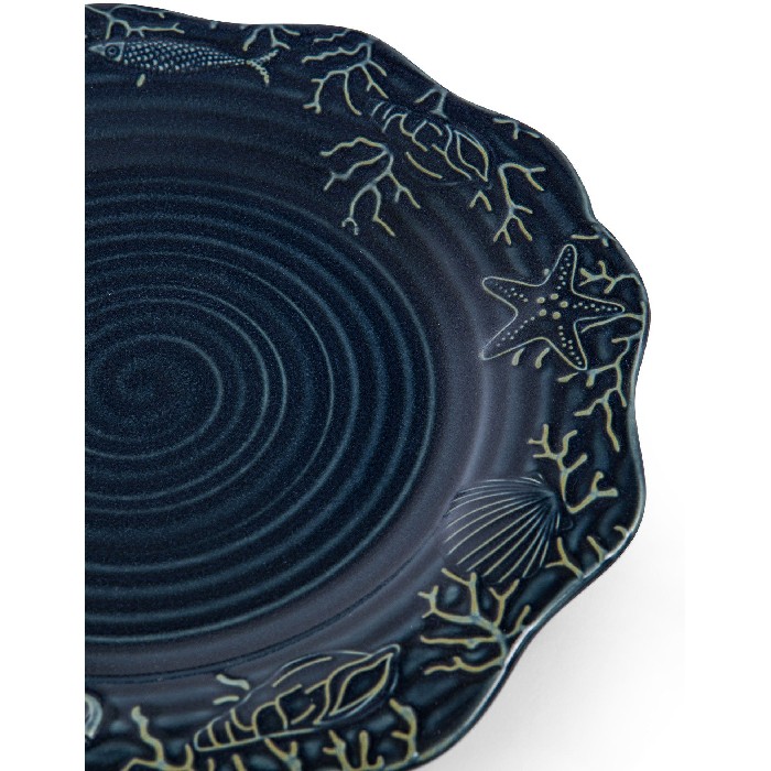 tableware/plates-bowls/coincasa-blue-porcelain-dinner-plate