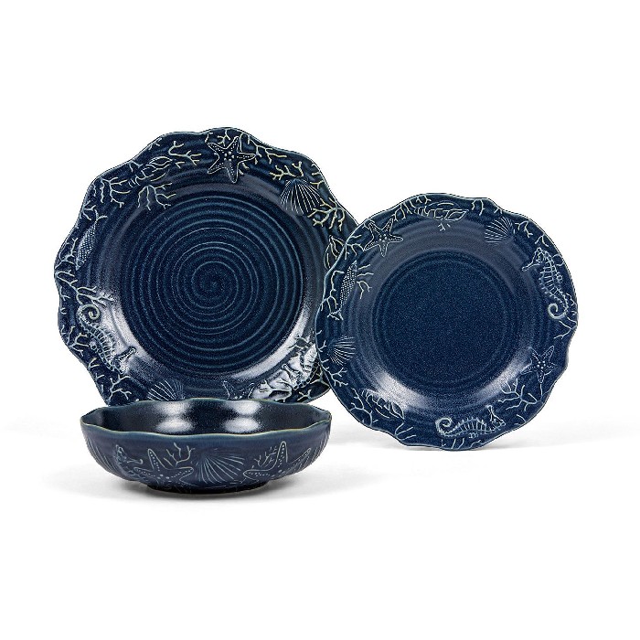 tableware/plates-bowls/coincasa-blue-porcelain-dinner-plate