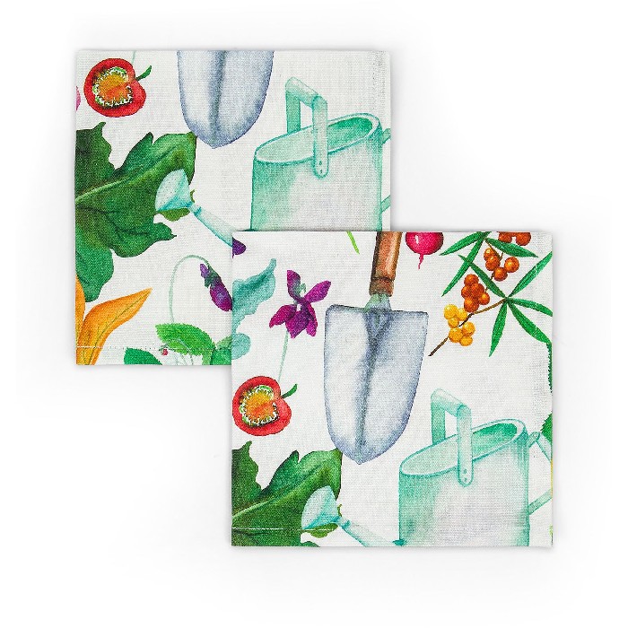 tableware/miscellaneous-tableware/coincasa-set-of-2-vegetable-print-cotton-panama-napkins-7409119