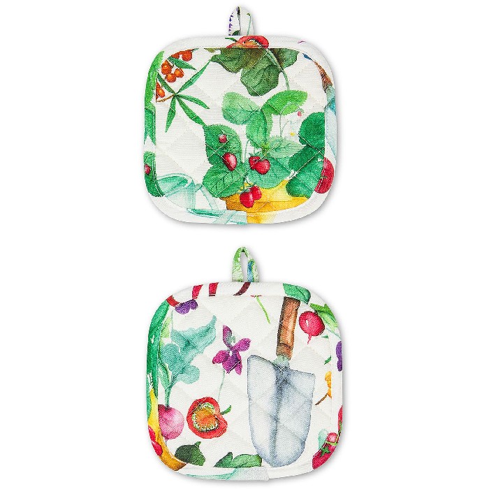 home-textiles/kitchen-textiles/coincasa-set-of-2-panama-potholders-in-vegetal-print-cotton-7409123