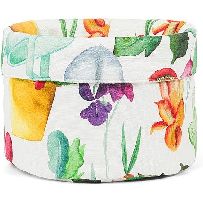 tableware/centrepieces-fruit-bowls/coincasa-vegetable-print-cotton-panama-storage-basket-7409125