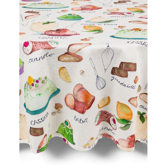 home-textiles/table-cloths-runners/promo-coincasa-round-panama-cotton-tablecloth-with-dessert-print-7409131