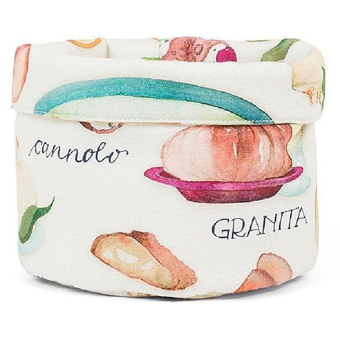 tableware/centrepieces-fruit-bowls/coincasa-dessert-print-cotton-panama-storage-basket-7409138