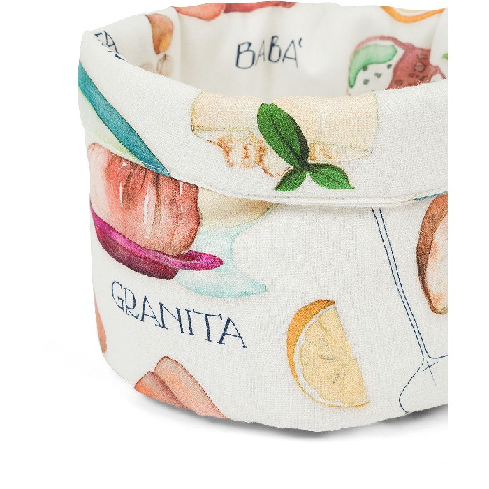 tableware/centrepieces-fruit-bowls/coincasa-dessert-print-cotton-panama-storage-basket-7409138