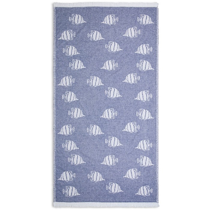 outdoor/beach-related/coincasa-cotton-hammam-towel-with-fish-motif-7409478