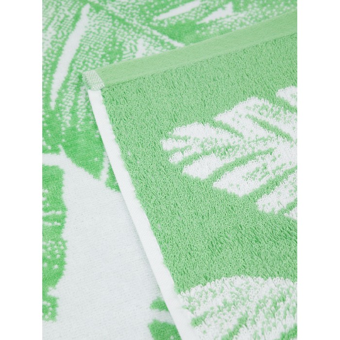 home-textiles/bath-linen-towels/coincasa-palm-leaf-motif-velor-cotton-towel-one-towel-only-7410230