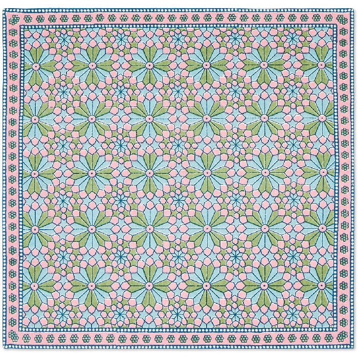 tableware/miscellaneous-tableware/coincasa-set-of-2-pure-cotton-napkins-with-floral-motif-7410260
