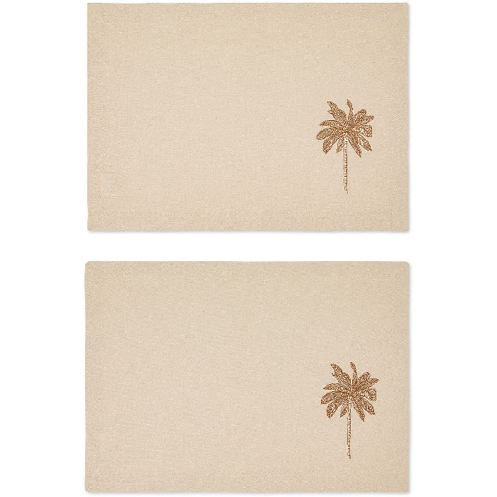 tableware/placemats-coasters-trivets/coincasa-set-of-2-embroidered-placemats-7410355