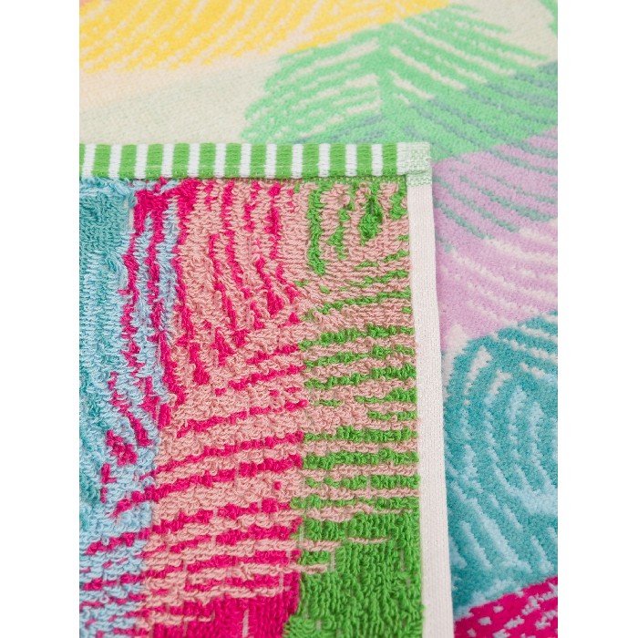 home-textiles/bath-linen-towels/coincasa-leaf-motif-velor-cotton-towel-one-towel-only
