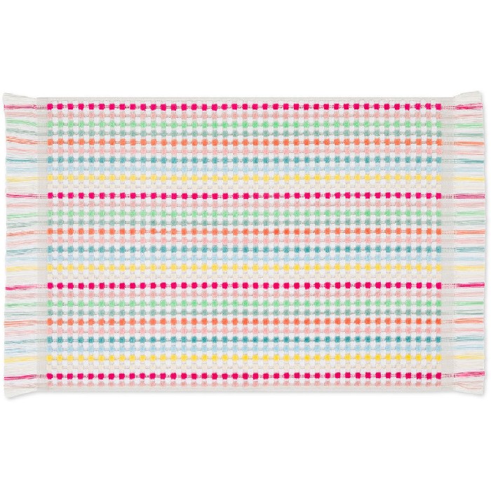 home-textiles/bath-linen-towels/coincasa-cotton-towel-with-square-pattern-one-towel-only-7410750