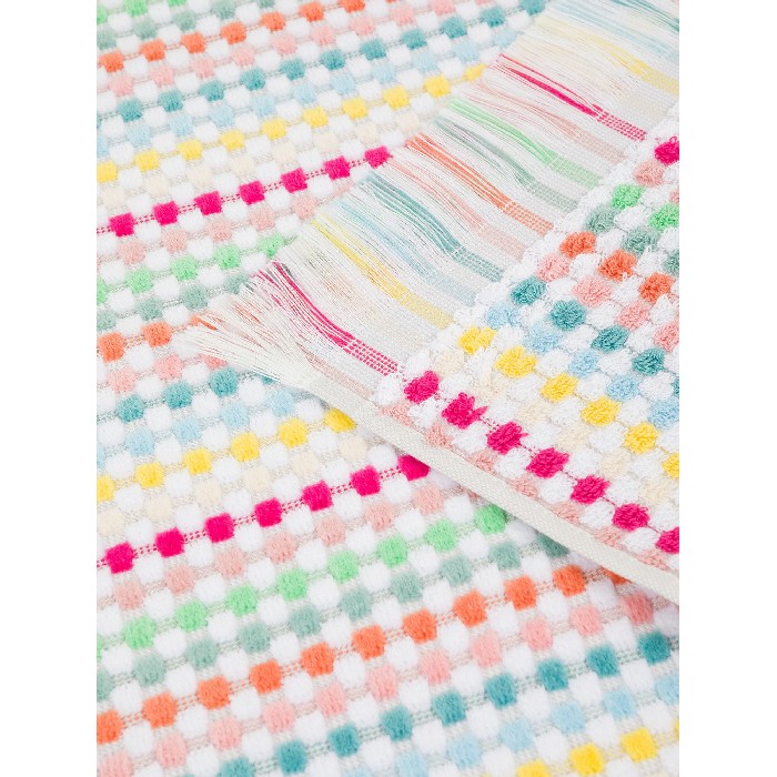 home-textiles/bath-linen-towels/coincasa-cotton-towel-with-square-pattern-one-towel-only
