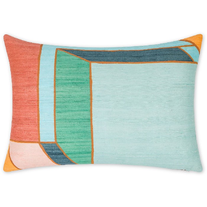 home-textiles/cushions-cushion-covers/promo-coincasa-ikat-print-silk-cushion-35x50cm-7411026