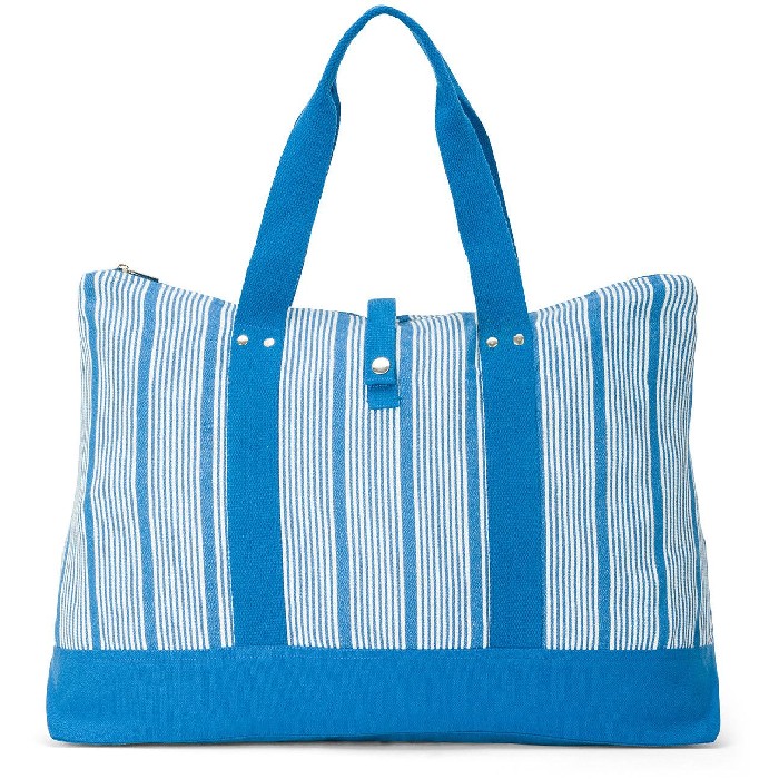 outdoor/beach-related/coincasa-fabric-beach-bag-with-double-closure