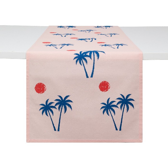 home-textiles/table-cloths-runners/coincasa-pure-cotton-runner-with-palm-tree-print-7412304
