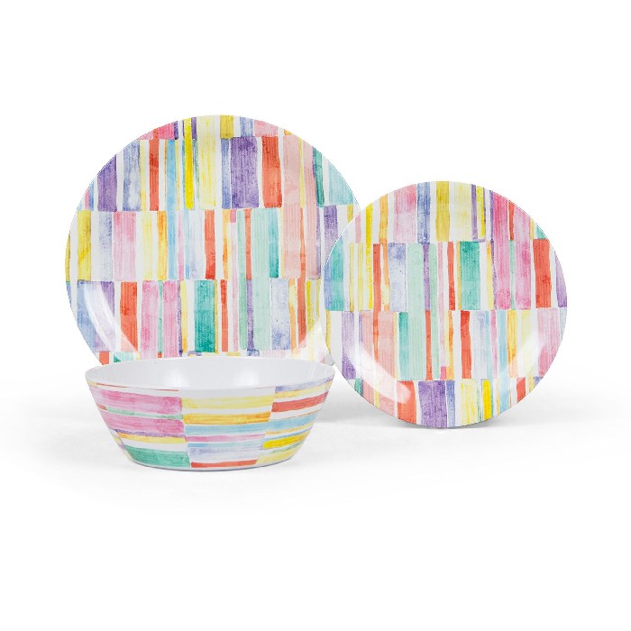 tableware/plates-bowls/coincasa-multicolor-melamine-soup-plate-7412511