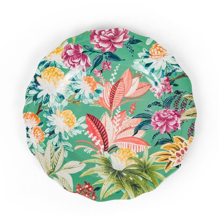 tableware/plates-bowls/coincasa-melamine-dinner-plate-with-flowers-7412513