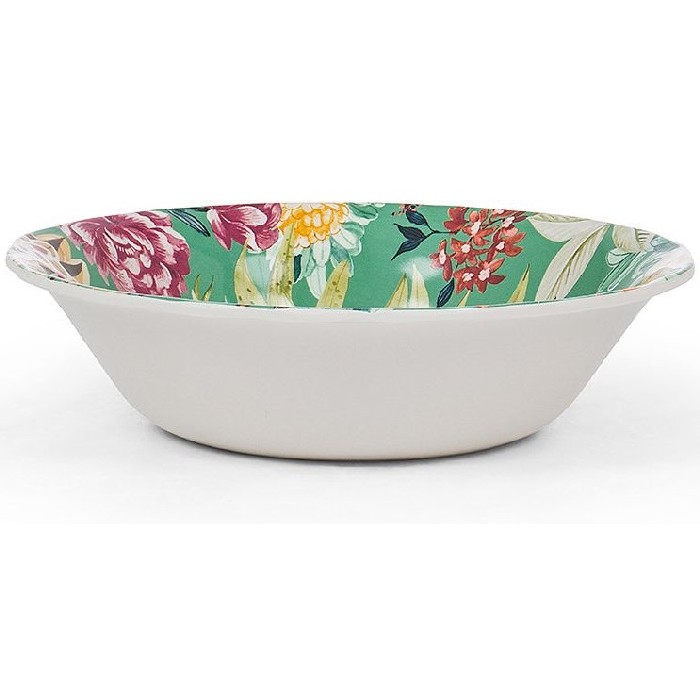 tableware/plates-bowls/coincasa-melamine-deep-plate-with-flowers-7412514