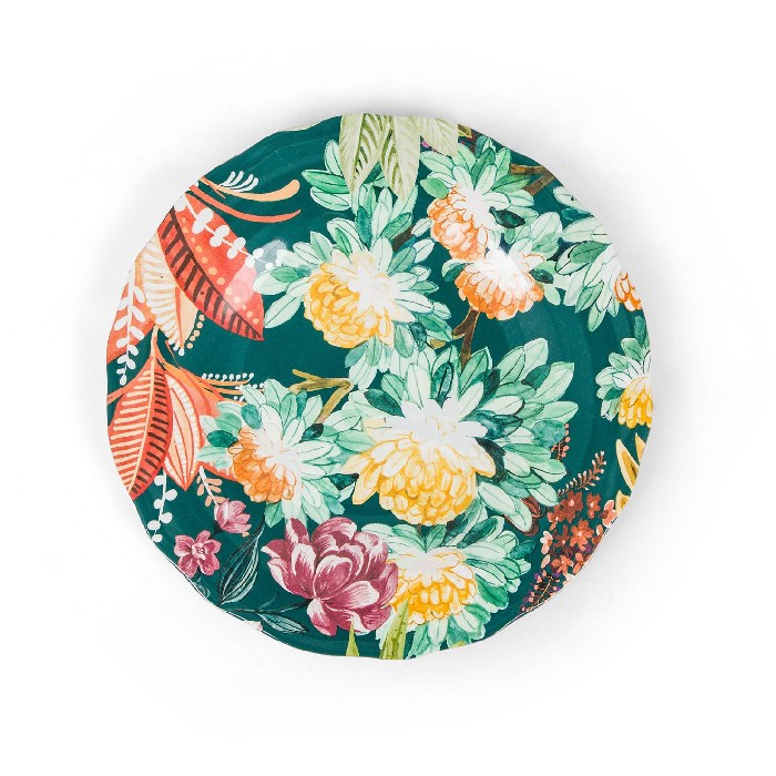 tableware/plates-bowls/coincasa-melamine-flower-fruit-plate-7412515