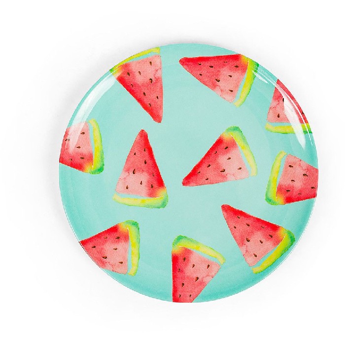 tableware/plates-bowls/coincasa-watermelon-melamine-fruit-plate-7413734