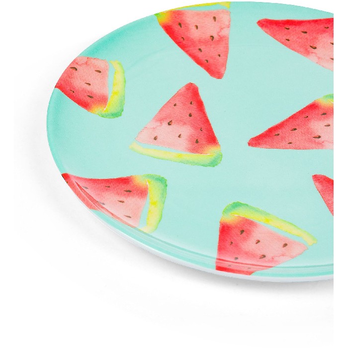 tableware/plates-bowls/coincasa-watermelon-melamine-fruit-plate-7413734