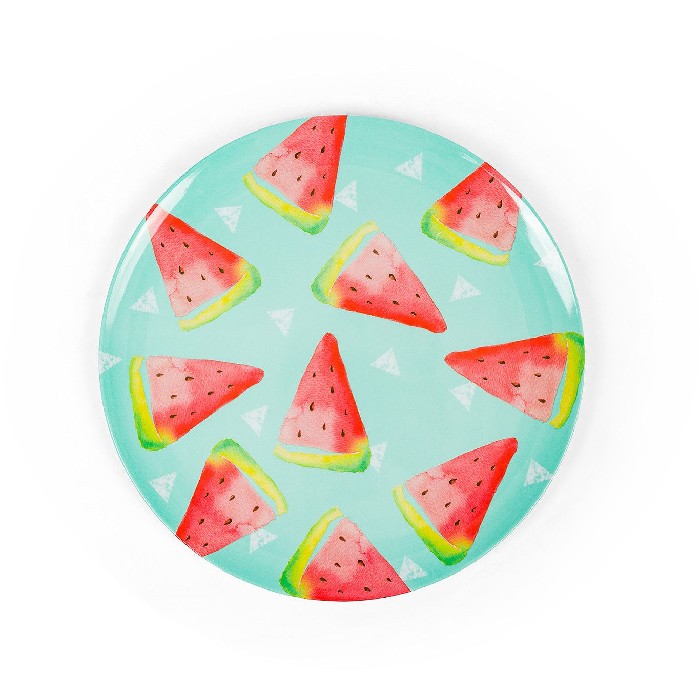 tableware/plates-bowls/coincasa-watermelon-melamine-dinner-plate-7413735