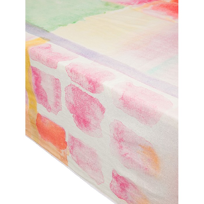 home-textiles/table-cloths-runners/coincasa-tablecloth-mixed-linen-with-watercolor-effect-print-red-7419563