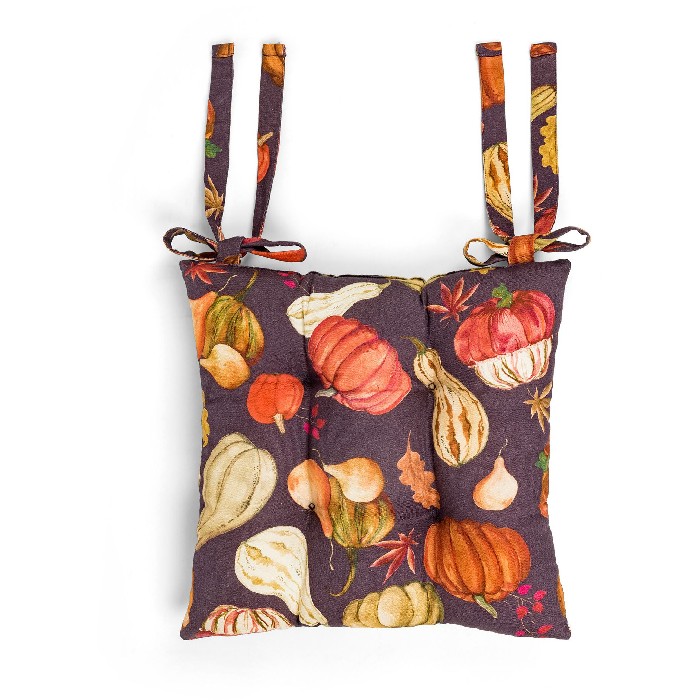 home-textiles/cushions-cushion-covers/coincasa-panama-cotton-chair-cushion-with-pumpkin-print-orange