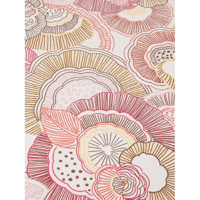 home-textiles/table-cloths-runners/coincasa-round-panama-tablecloth-in-pure-cotton-with-floral-print-brown