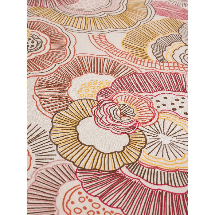 home-textiles/table-cloths-runners/coincasa-panama-runner-in-pure-cotton-with-floral-print-brown