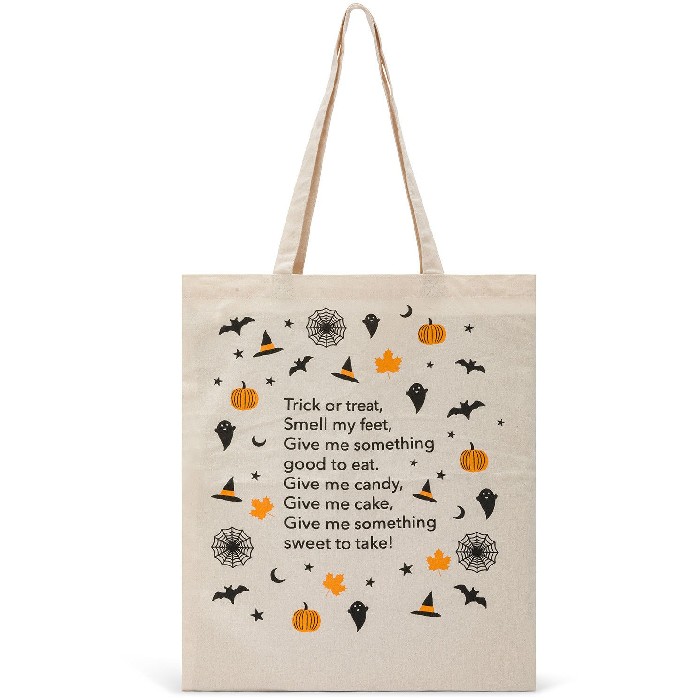 household-goods/shopping-trolleys-bags/coincasa-halloween-trick-or-treat-bag-in-pure-cotton-orange