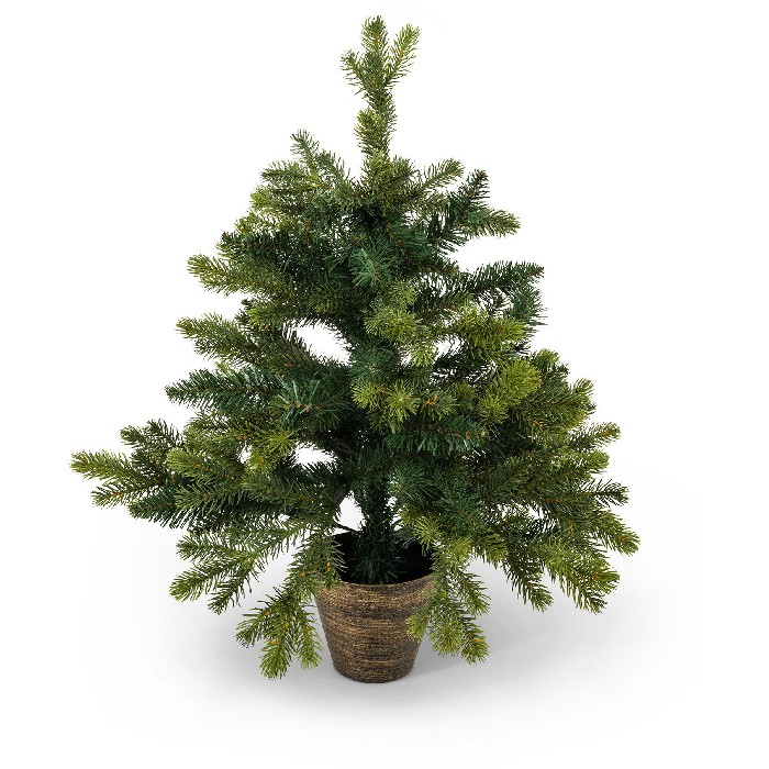christmas/christmas-trees/coincasa-christmas-tree-height-60cm-with-vase-7454385
