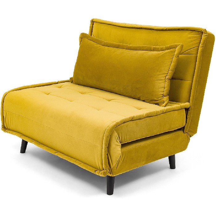sofas/designer-armchairs/coincasa-guest-sofa-bed-with-recycled-polyester-velvet-covering-lime-green