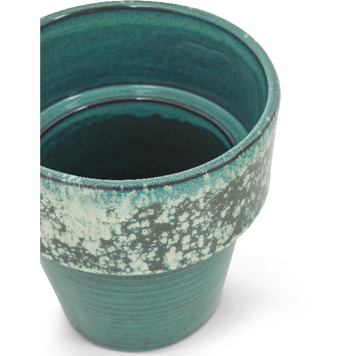 home-decor/indoor-pots-plant-stands/coincasa-ceramic-cachepot-with-reactive-glaze-handcrafted-turquoise-7455665